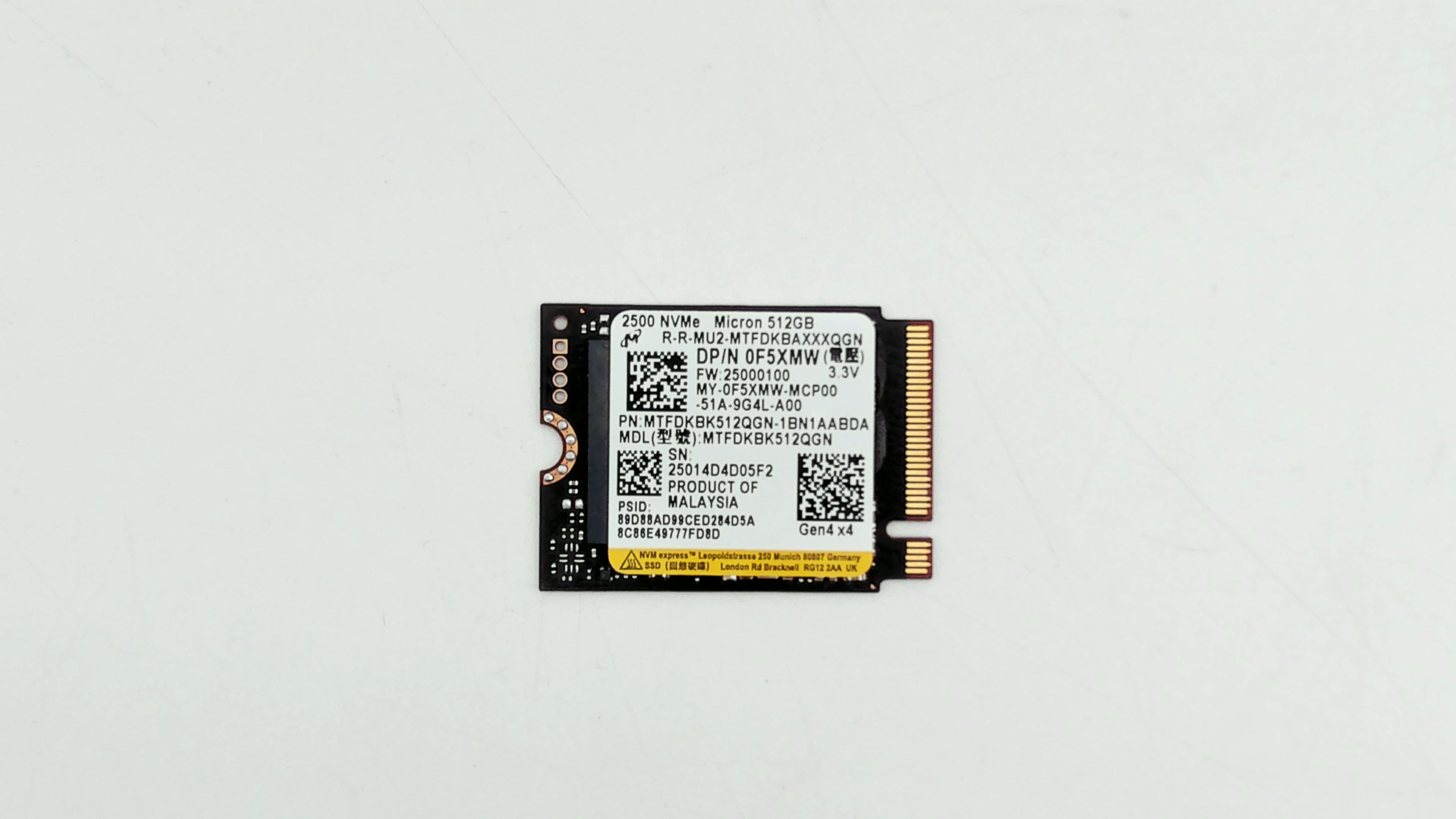 Micron 512GB 2500 NVMe Gen4 x4 SSD | eBay